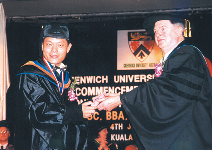 Dr.Allan Wong received his Ph.D. in Business Administration from Greenwich University, Australia
